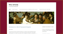 Desktop Screenshot of blogwine.riversrunby.net